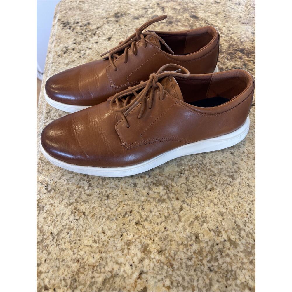 Cole Haan Men's Brown Leather Lace Up Grand Os Comfort Sneakers Size 8M - Picture 3 of 6